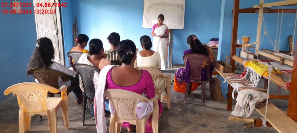 Handloom Weaver (Frame Loom) training at IIE Incubation Centre, Nahazar, batch 20623, 10-05-2024