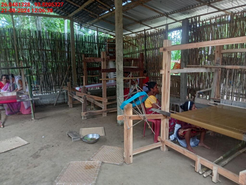 Handloom Weaver (Frame Loom) training at IIE Incubation Centre, Sarupathar, batch 23021, 21-08-2024