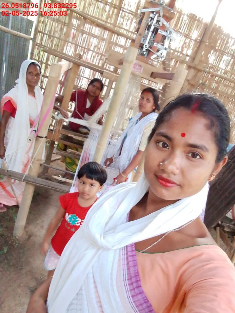 Silk Handloom Weaver training at IIE Incubation Centre, Sarupathar, batch 28857, 02-05-2025