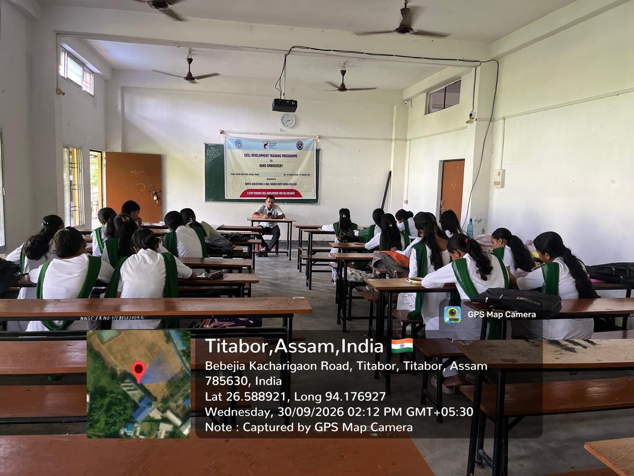 Hand embroidery training