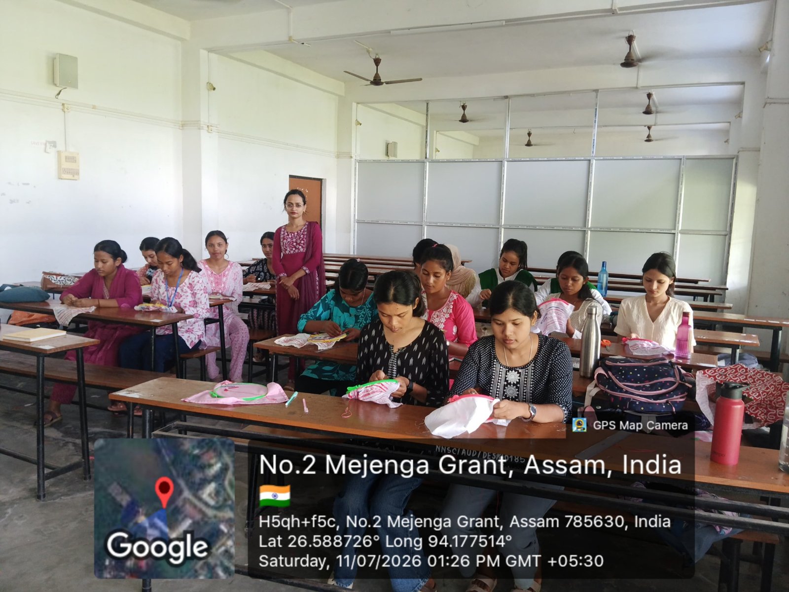Hand embroidery training