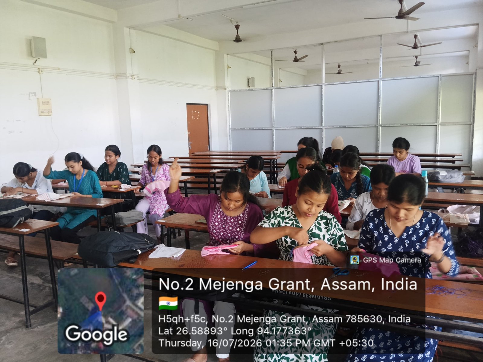 Hand embroidery training